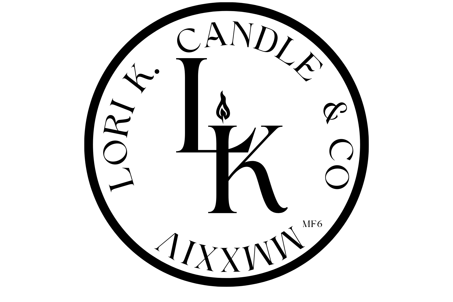 Lori K. Candle & Co.       100% All Natural Soy Wax Small Batch Hand Poured 